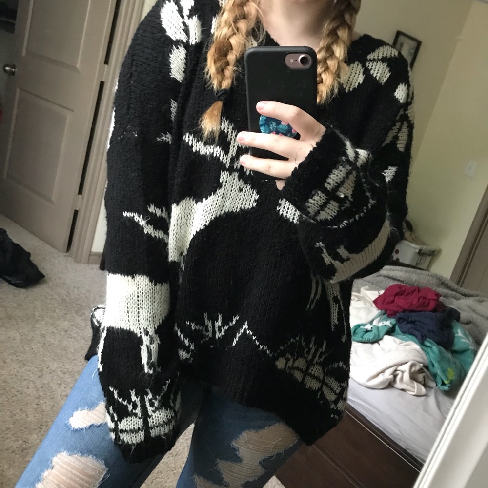Oversized Black Sweater